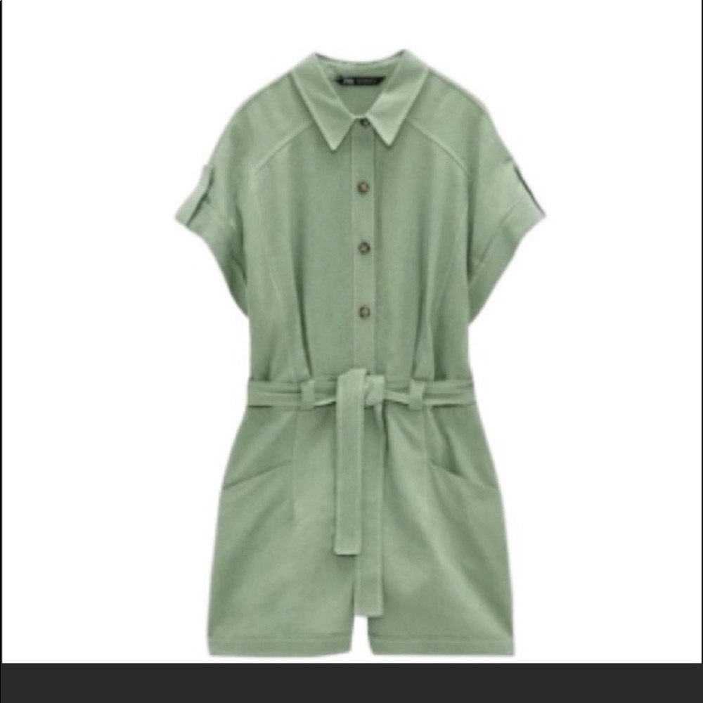 Green Zara jumpsuit